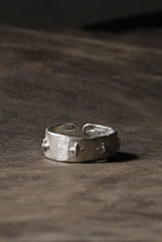 Load image into Gallery viewer, m.a+ silver stitched multiple cross ring / AG518 AG (SILVER)
