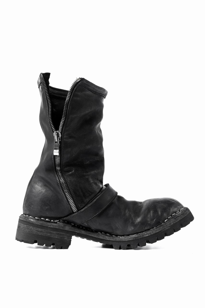 incarnation x LOOM exclusive HORSE LEATHER ENGINEER SIDE ZIP BOOTS-7th / VIBRAM GOODYEAR WELTED (91N)