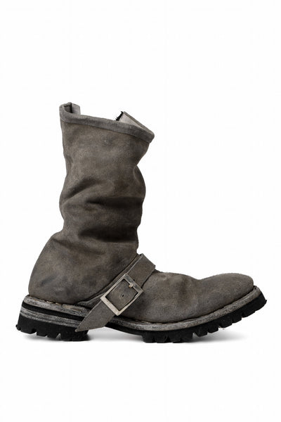 incarnation x LOOM exclusive REVERSE HORSE LEATHER ENGINEER SIDE ZIP BOOTS-8th / VIBRAM GOODYEAR WELTED (12NR)