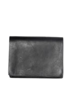 Load image into Gallery viewer, ISAMU KATAYAMA BACKLASH GUIDI CALF CARD CASE (BLACK)
