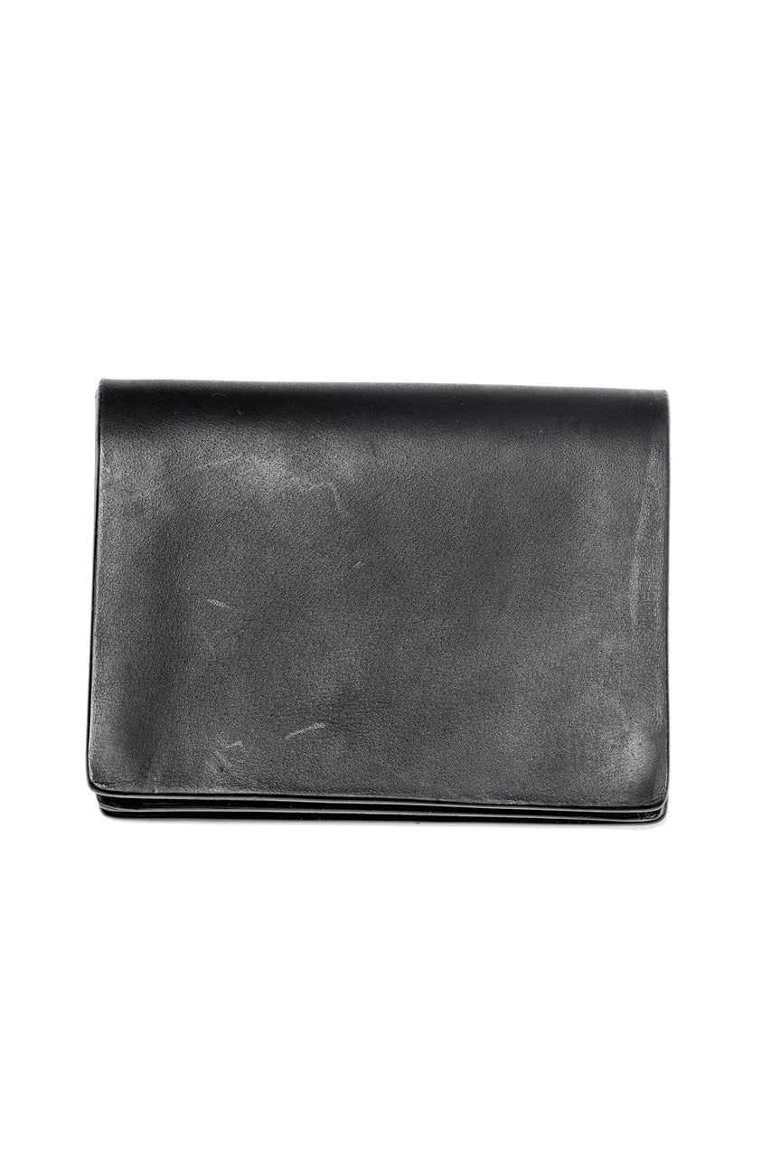 Load image into Gallery viewer, ISAMU KATAYAMA BACKLASH GUIDI CALF CARD CASE (BLACK)