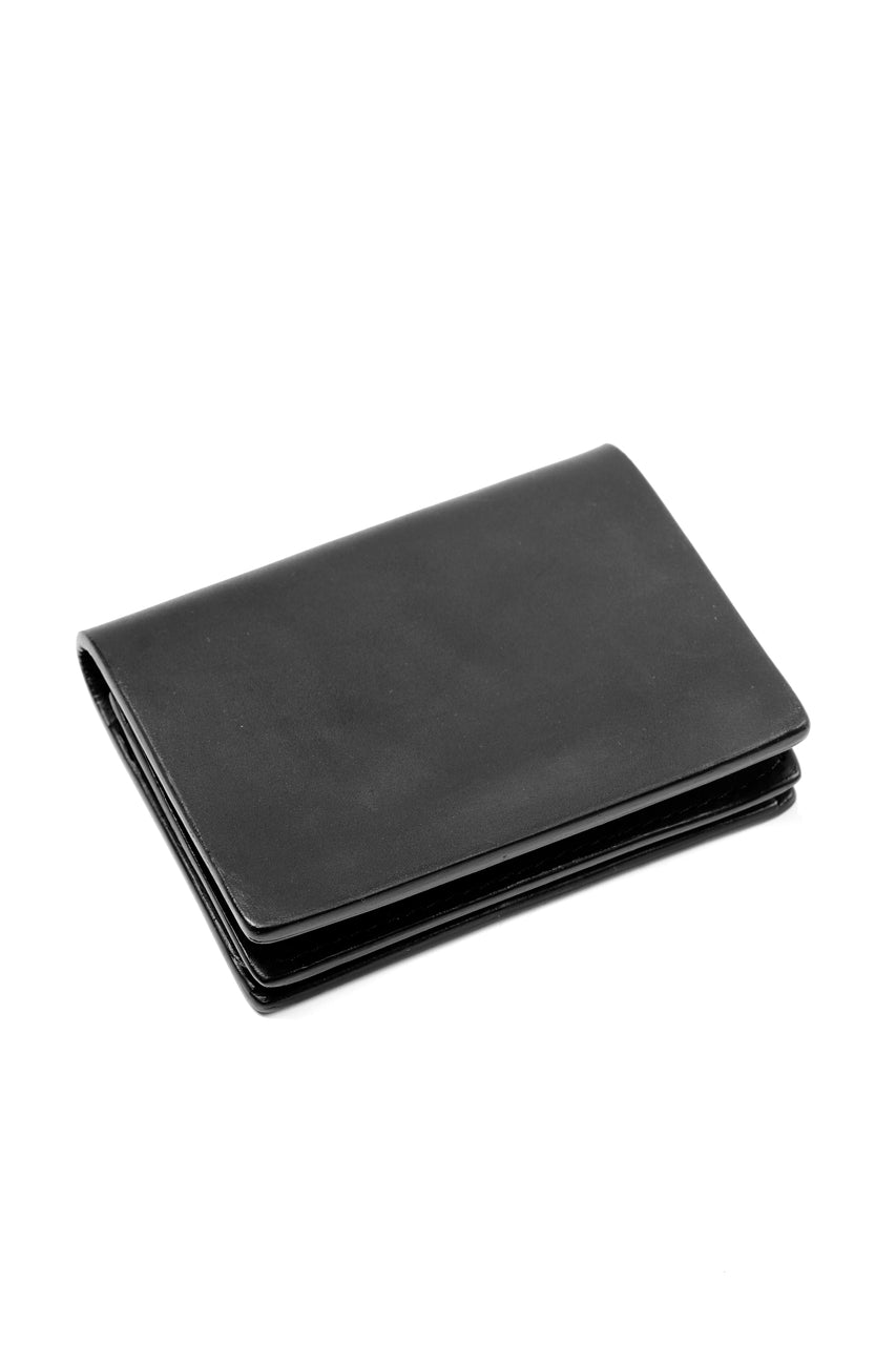 Load image into Gallery viewer, ISAMU KATAYAMA BACKLASH GUIDI CALF CARD CASE (BLACK)