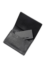 Load image into Gallery viewer, ISAMU KATAYAMA BACKLASH GUIDI CALF CARD CASE (BLACK)