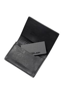 Load image into Gallery viewer, ISAMU KATAYAMA BACKLASH GUIDI CALF CARD CASE (BLACK)