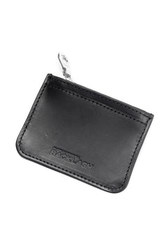 画像をギャラリービューアに読み込む, ISAMU KATAYAMA BACKLASH GUIDI CALF ZIPPER CHANGE PURSE (BLACK)