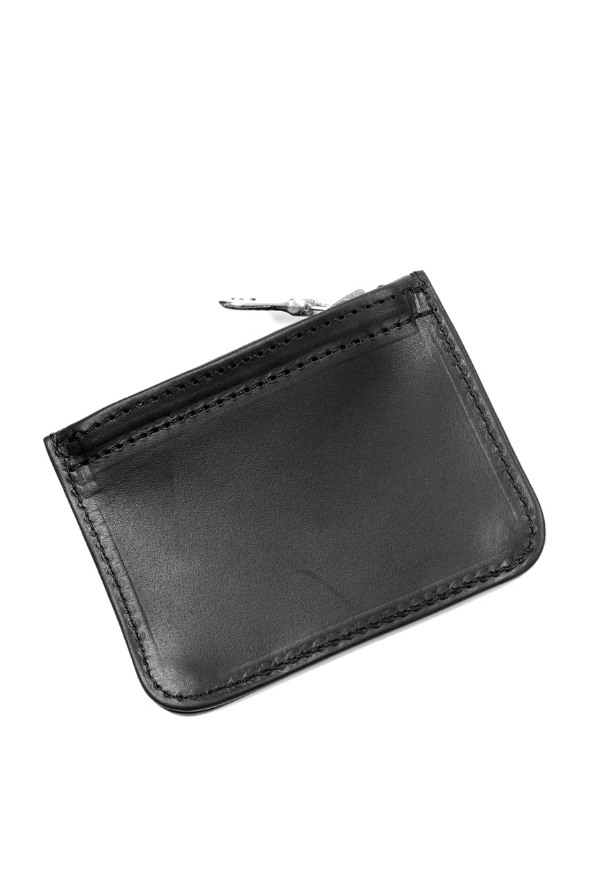 画像をギャラリービューアに読み込む, ISAMU KATAYAMA BACKLASH GUIDI CALF ZIPPER CHANGE PURSE (BLACK)