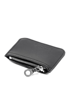 画像をギャラリービューアに読み込む, ISAMU KATAYAMA BACKLASH GUIDI CALF ZIPPER CHANGE PURSE (BLACK)