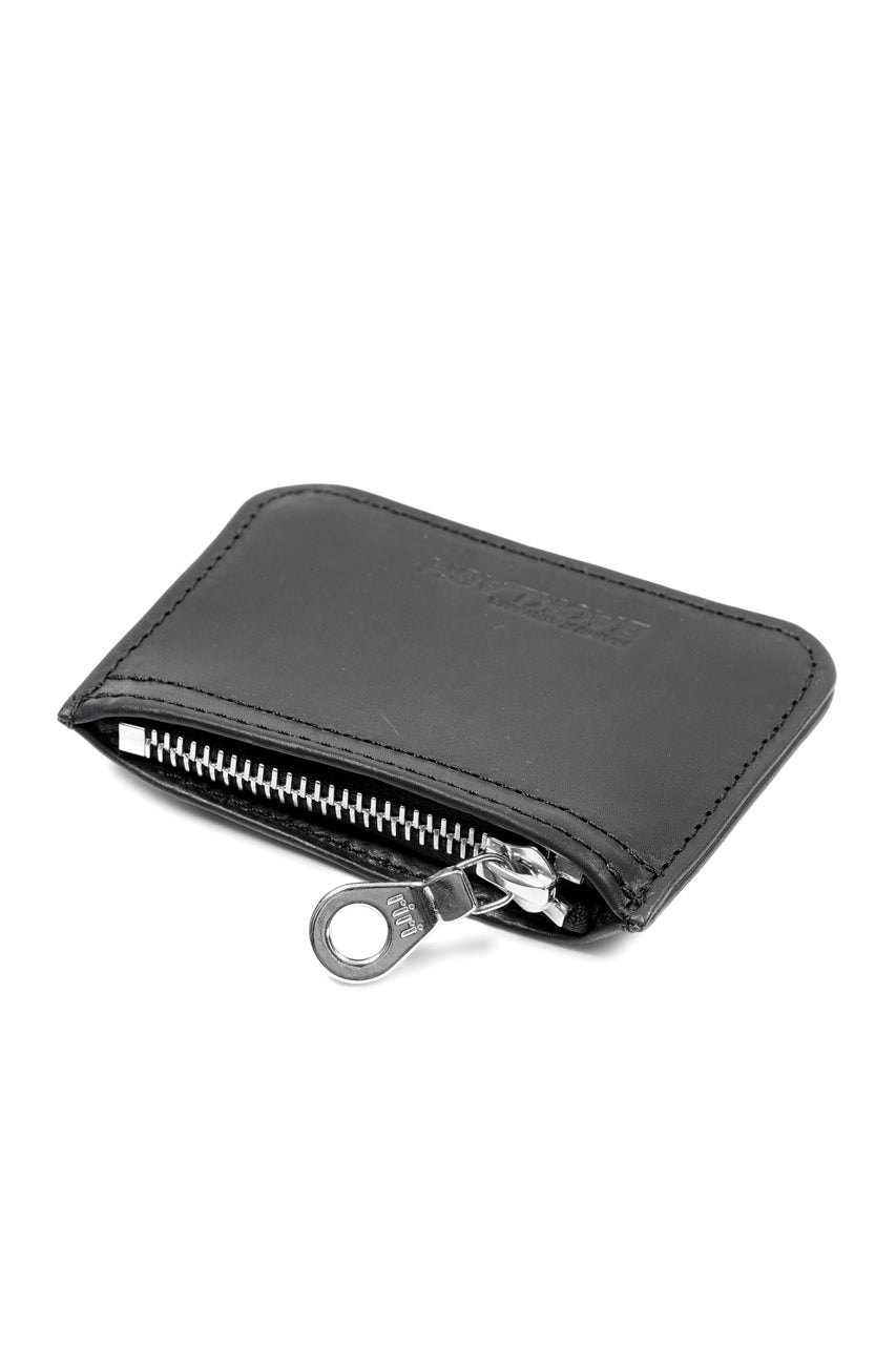 画像をギャラリービューアに読み込む, ISAMU KATAYAMA BACKLASH GUIDI CALF ZIPPER CHANGE PURSE (BLACK)