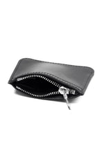 画像をギャラリービューアに読み込む, ISAMU KATAYAMA BACKLASH GUIDI CALF ZIPPER CHANGE PURSE (BLACK)