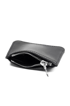 画像をギャラリービューアに読み込む, ISAMU KATAYAMA BACKLASH GUIDI CALF ZIPPER CHANGE PURSE (BLACK)