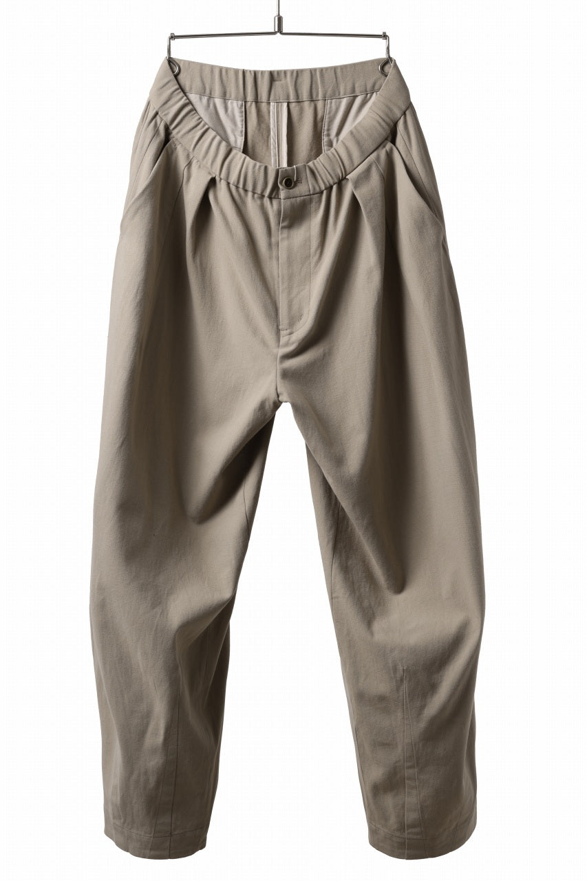 CAPERTICA BALLOON PANTS / BARATHEA CLOTH (BEIGE)