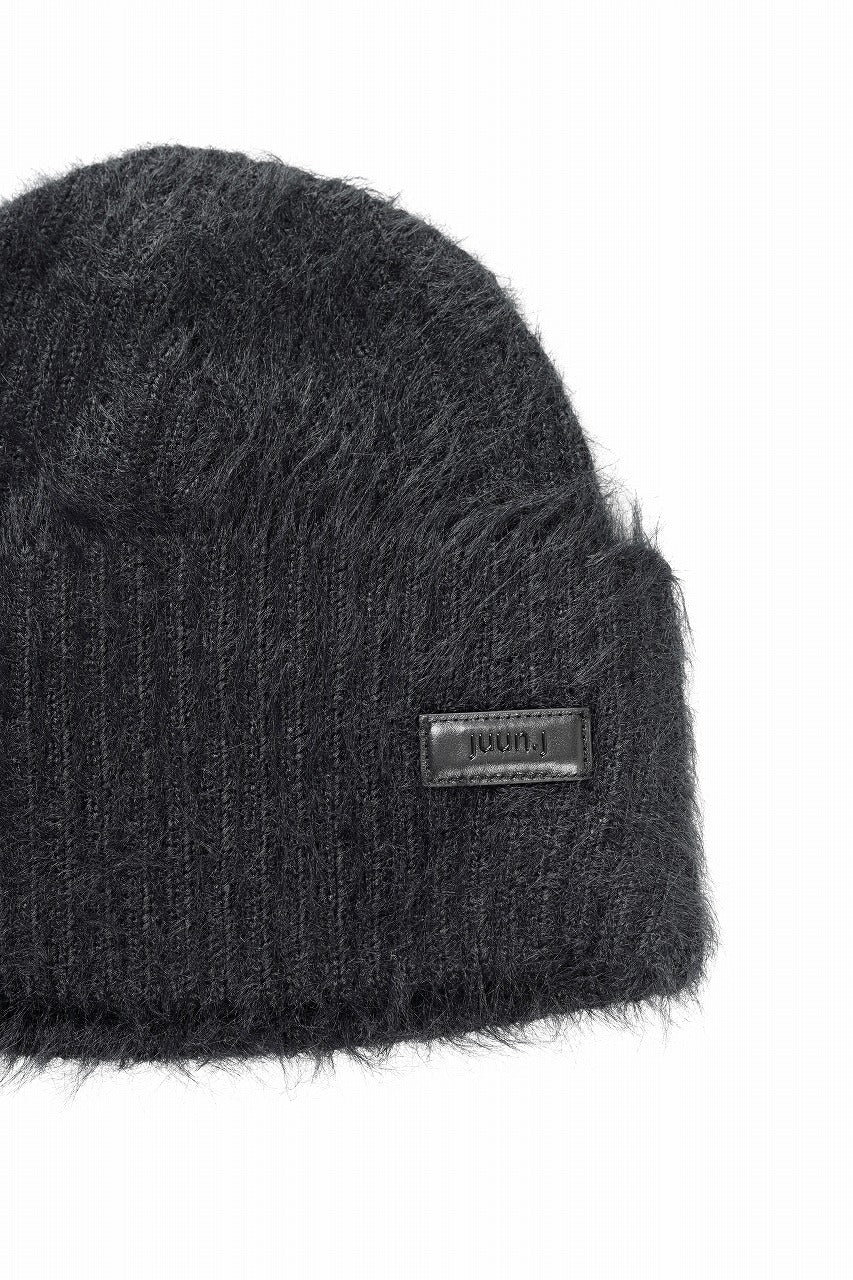 Juun.J Hairy Beanie (BLACK)