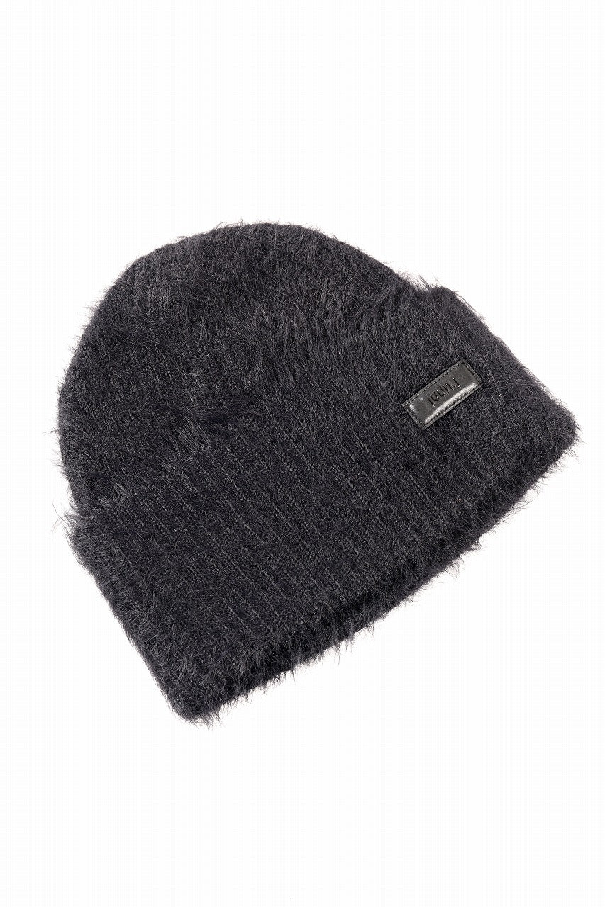 Juun.J Hairy Beanie (BLACK)