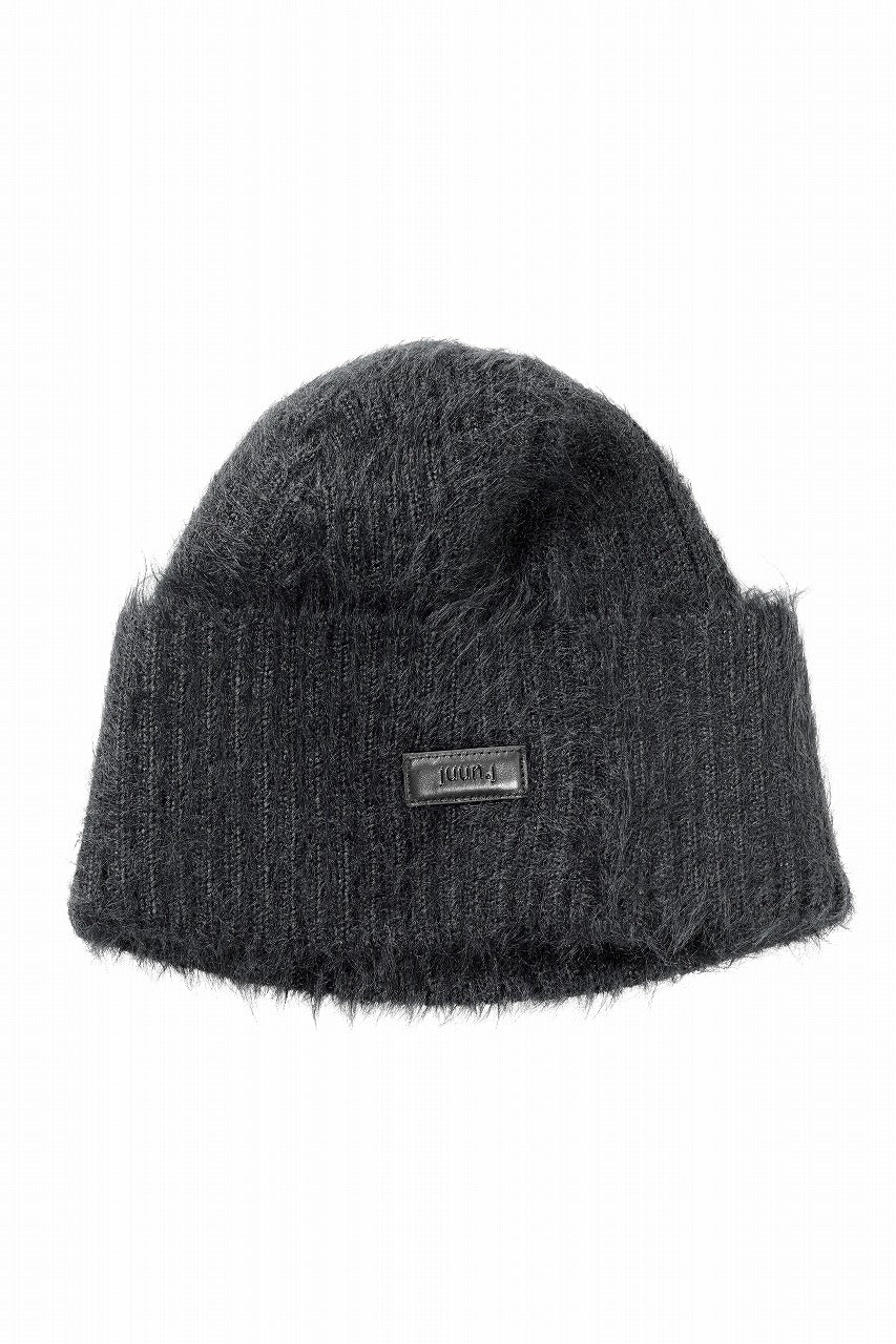 Juun.J Hairy Beanie (BLACK)