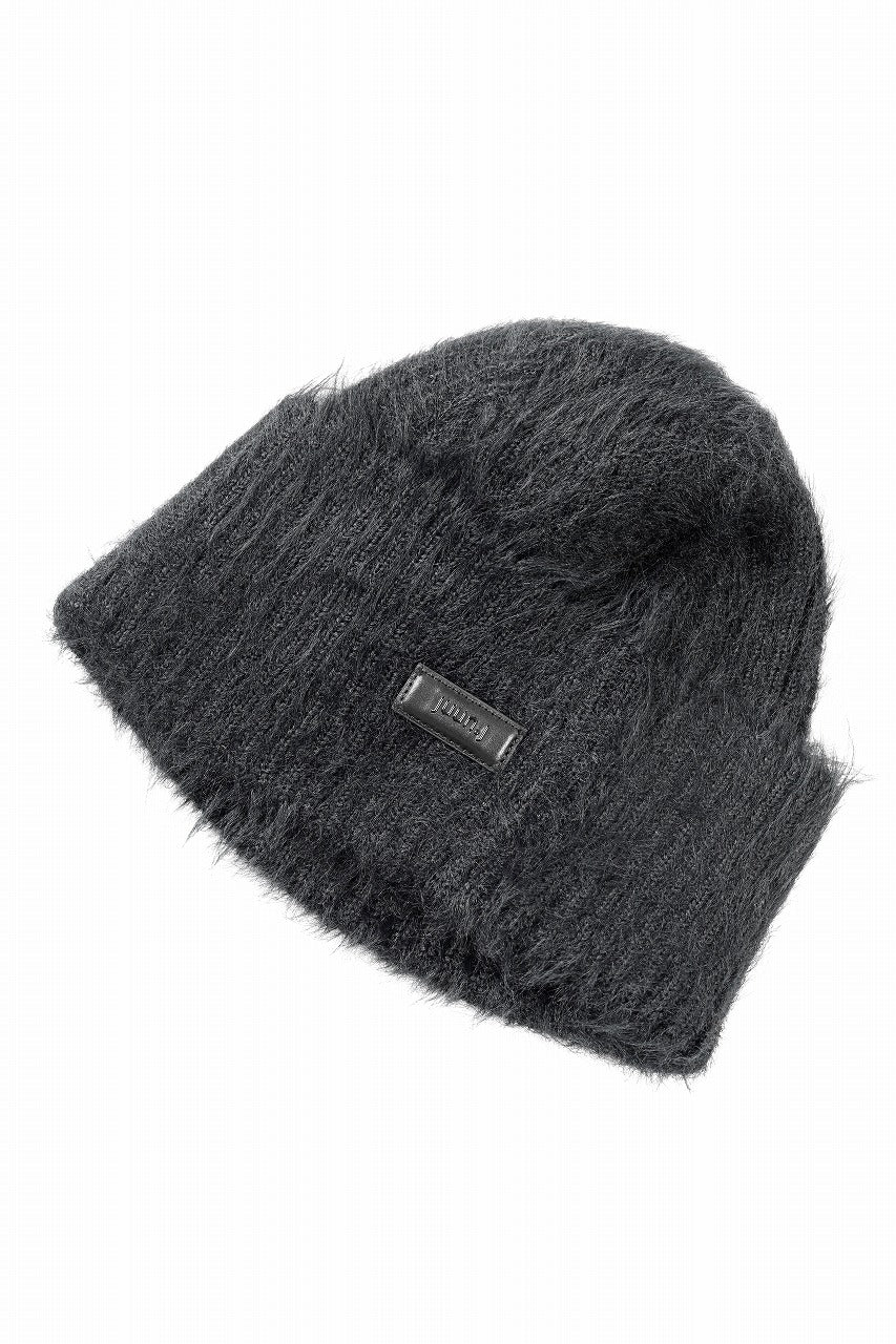 Juun.J Hairy Beanie (BLACK)