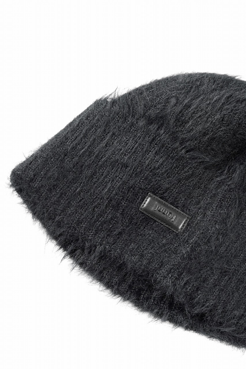 Juun.J Hairy Beanie (BLACK)