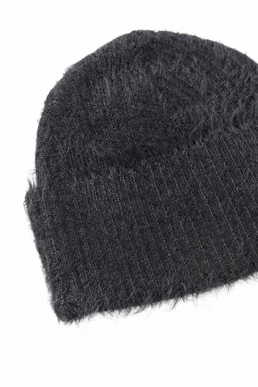 Juun.J Hairy Beanie (BLACK)