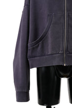 Load image into Gallery viewer, entire studios FULL ZIP SWEAT PARKA (INK)