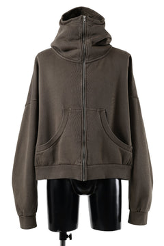 画像をギャラリービューアに読み込む, entire studios FULL ZIP SWEAT PARKA (BRUNETTE)