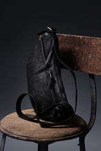 Load image into Gallery viewer, ISAMU KATAYAMA BACKLASH SHOULDER BAG / OBJECT DYED DOUBLE SHOULDER LEATHER (BLACK)