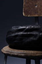 Load image into Gallery viewer, ISAMU KATAYAMA BACKLASH SHOULDER BAG / OBJECT DYED DOUBLE SHOULDER LEATHER (BLACK)