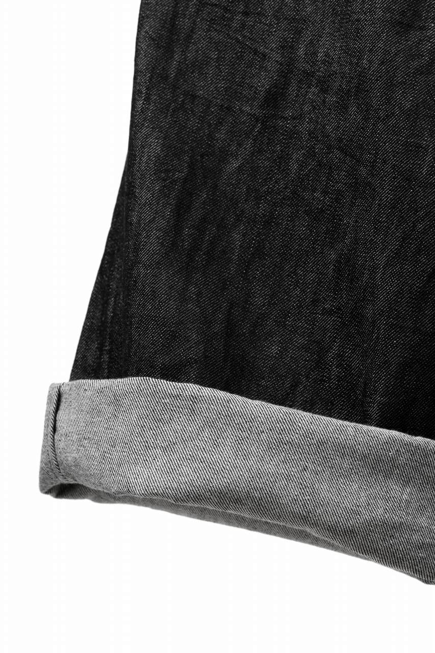 sus-sous trousers MK-1 / 11.5oz supima silket denim (BLACK)