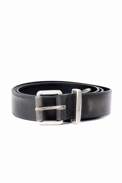 Load image into Gallery viewer, Juun.J Leather Belt (BLACK)