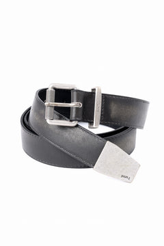 画像をギャラリービューアに読み込む, Juun.J Leather Belt (BLACK)