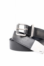 Load image into Gallery viewer, Juun.J Leather Belt (BLACK)