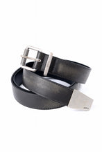 Load image into Gallery viewer, Juun.J Leather Belt (BLACK)