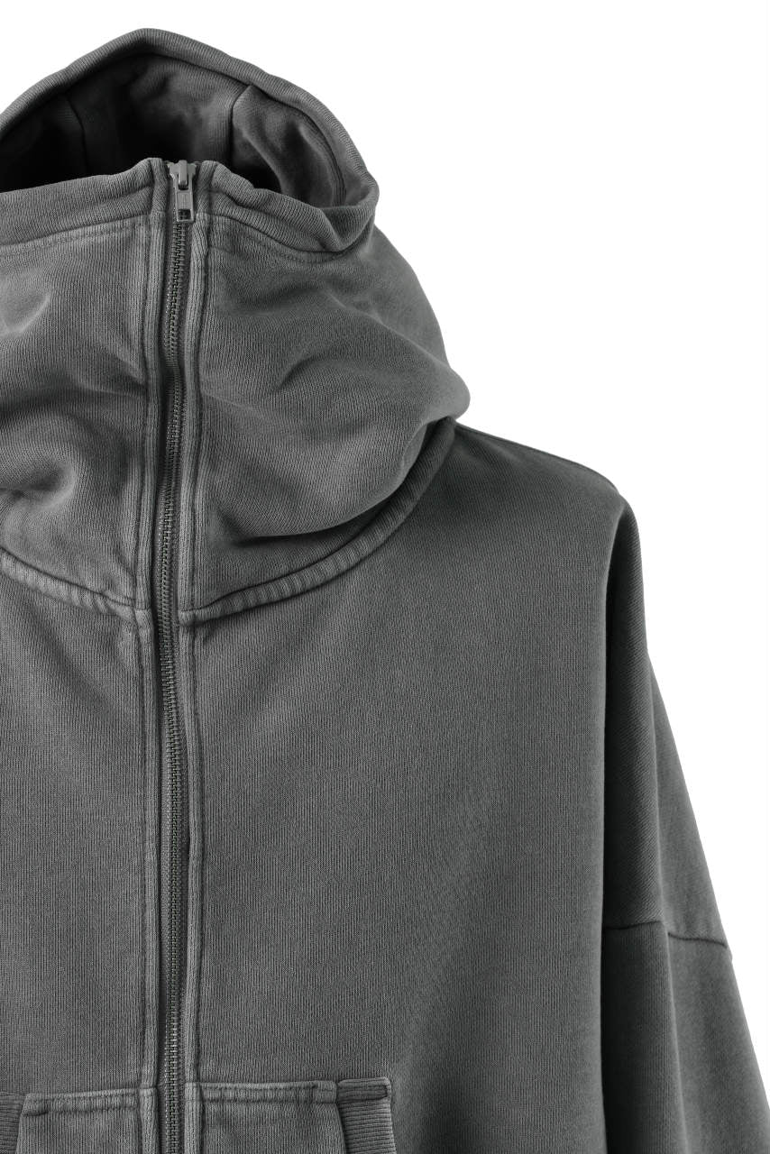 entire studios FULL ZIP SWEAT PARKA (RHINO)