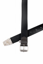 Load image into Gallery viewer, Juun.J Leather Belt (BLACK)