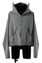 画像をギャラリービューアに読み込む, entire studios FULL ZIP SWEAT PARKA (RHINO)