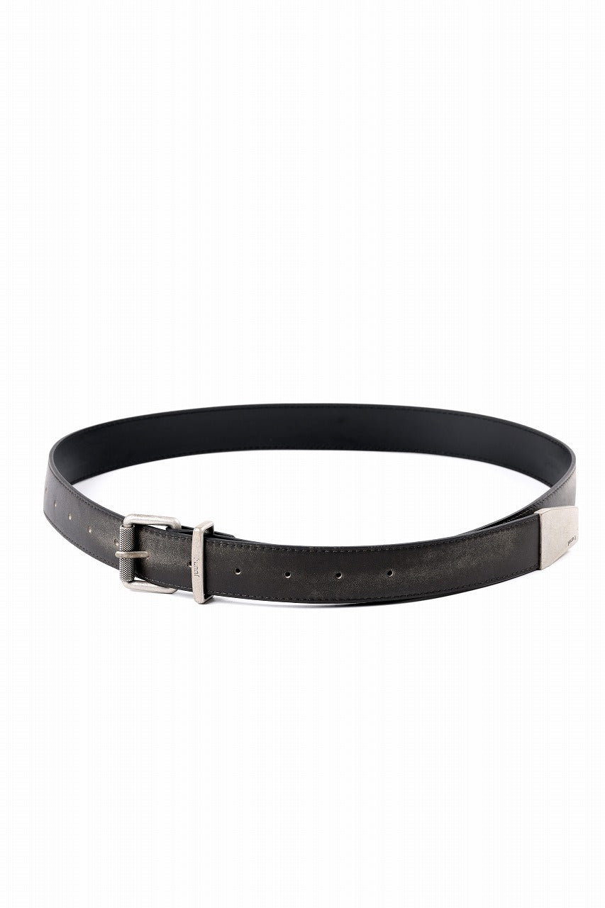 画像をギャラリービューアに読み込む, Juun.J Leather Belt (BLACK)