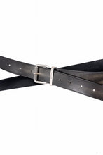 画像をギャラリービューアに読み込む, Juun.J Leather Belt (BLACK)