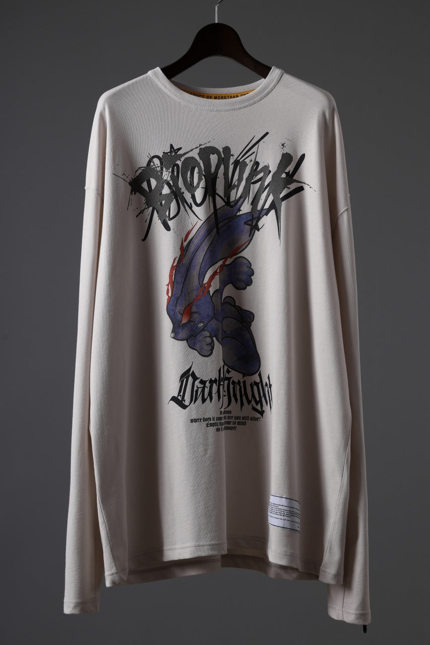 画像をギャラリービューアに読み込む, beauty : beast DARK KNIGHT L/S TEE (GRAYGE)