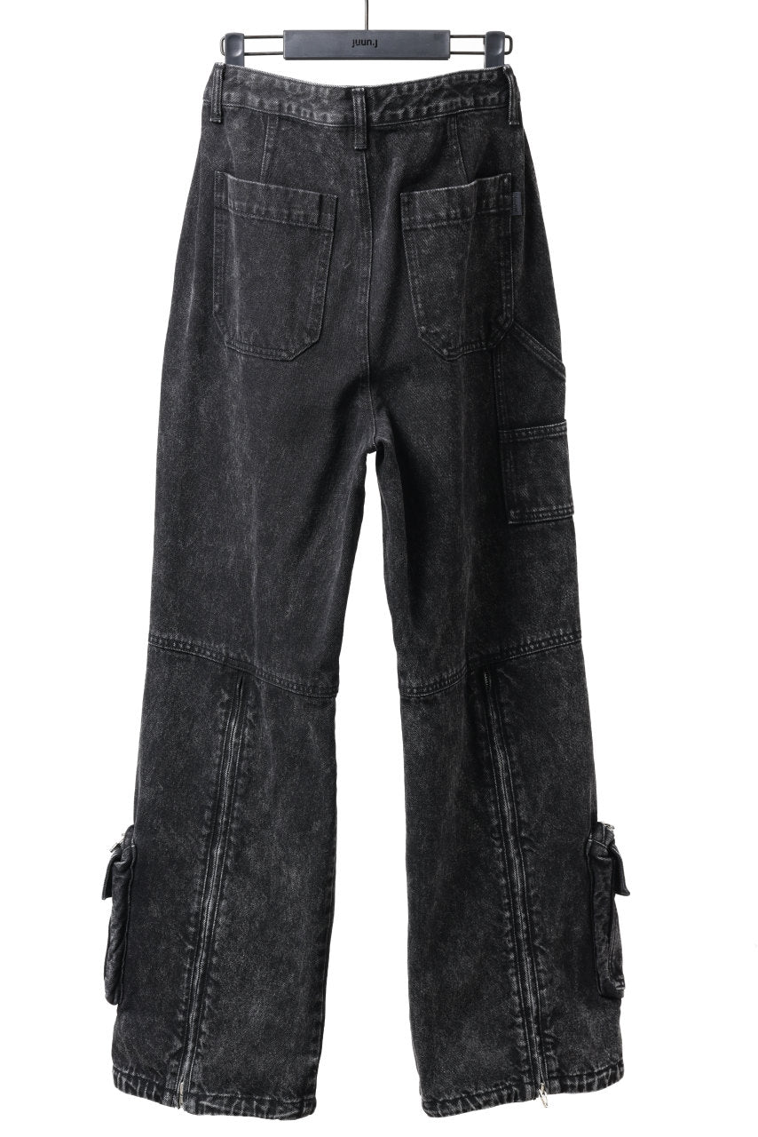 Juun.J Pocket Detailed Denim Pants (BLACK)