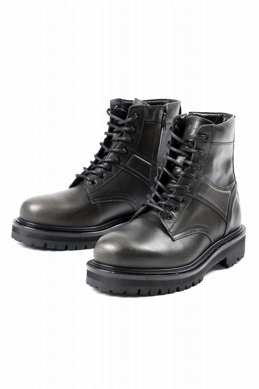 Juun.J Vibram Sole Military Boots (BLACK)