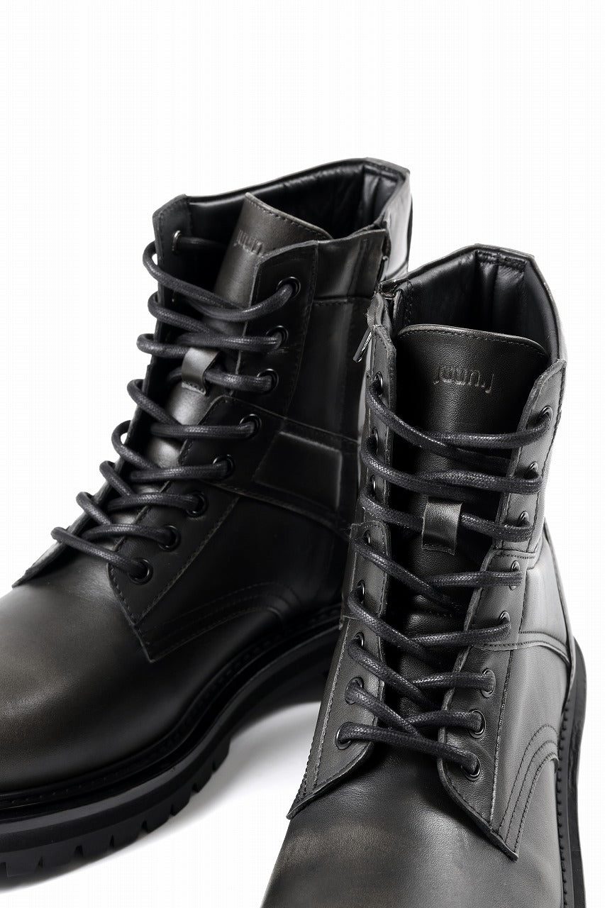 Juun.J Vibram Sole Military Boots (BLACK)