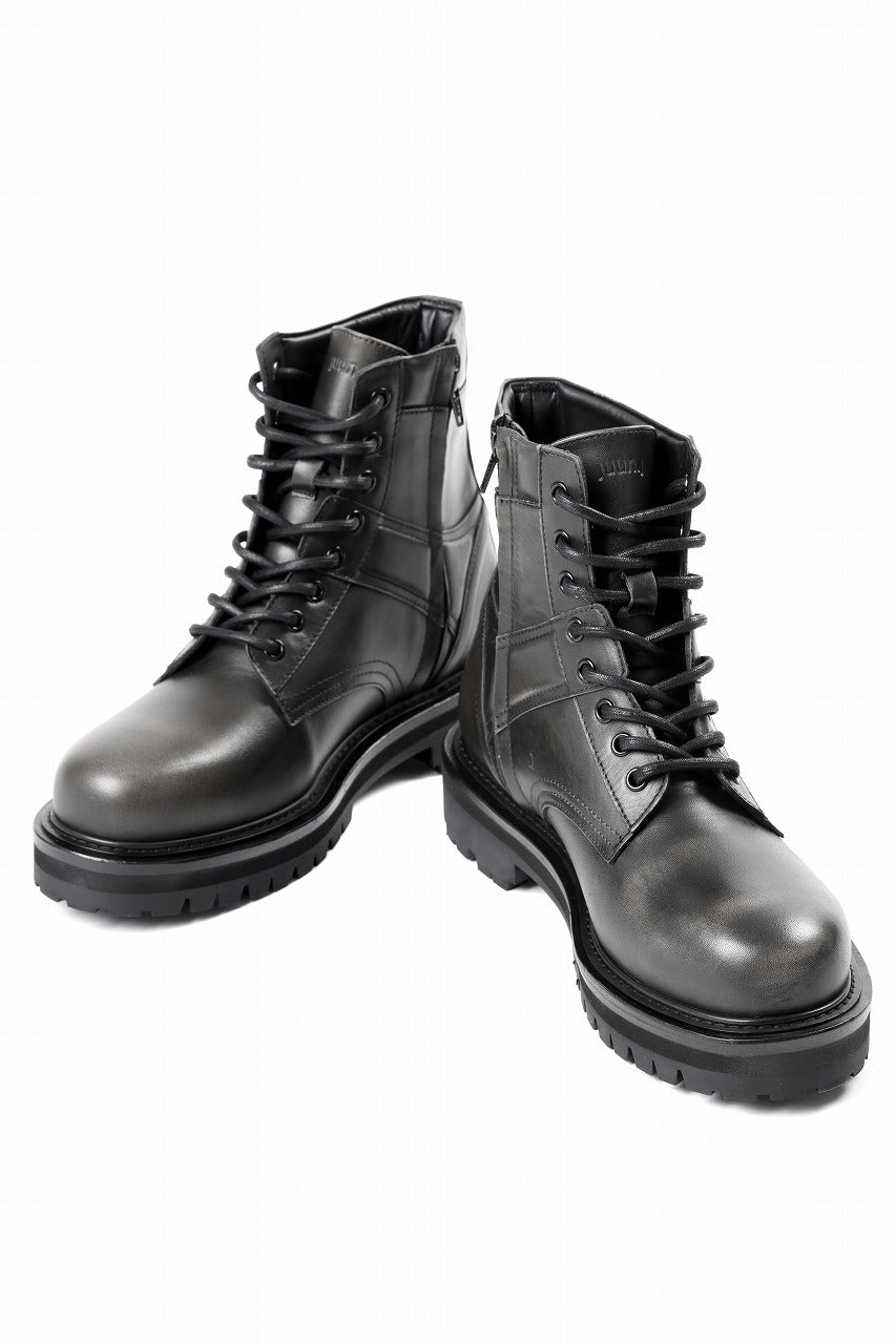 Juun.J Vibram Sole Military Boots (BLACK)