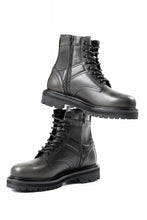 画像をギャラリービューアに読み込む, Juun.J Vibram Sole Military Boots (BLACK)