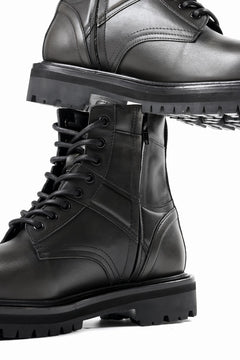 画像をギャラリービューアに読み込む, Juun.J Vibram Sole Military Boots (BLACK)