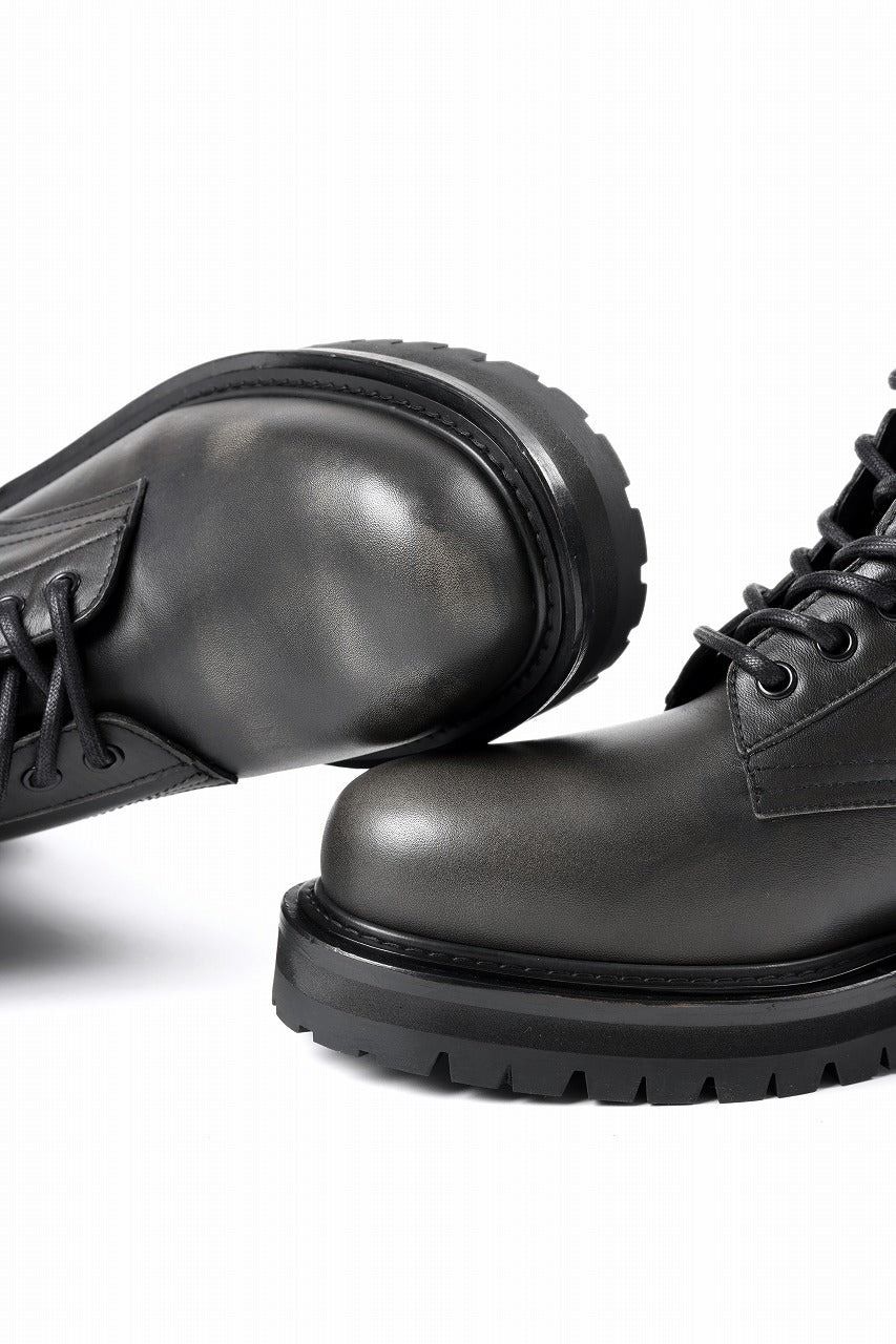 Juun.J Vibram Sole Military Boots (BLACK)