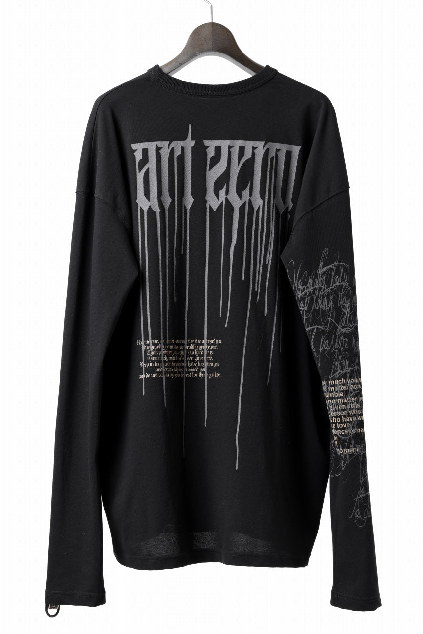 beauty : beast ART ZERO L/S TEE (BLACK)