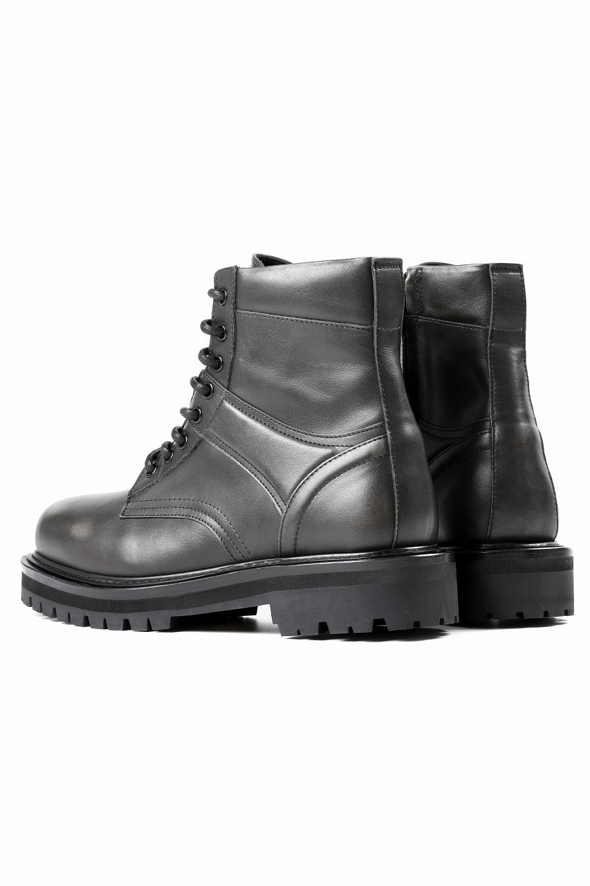 画像をギャラリービューアに読み込む, Juun.J Vibram Sole Military Boots (BLACK)