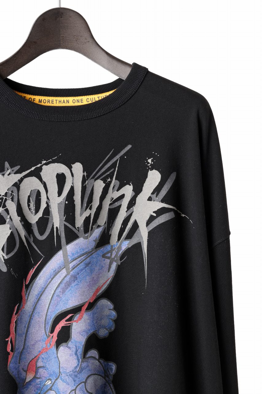 beauty : beast DARK KNIGHT L/S TEE (BLACK)