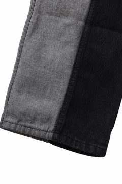 画像をギャラリービューアに読み込む, Feng Chen Wang INSIDE-OUT JEANS TROUSERS (BLACK)