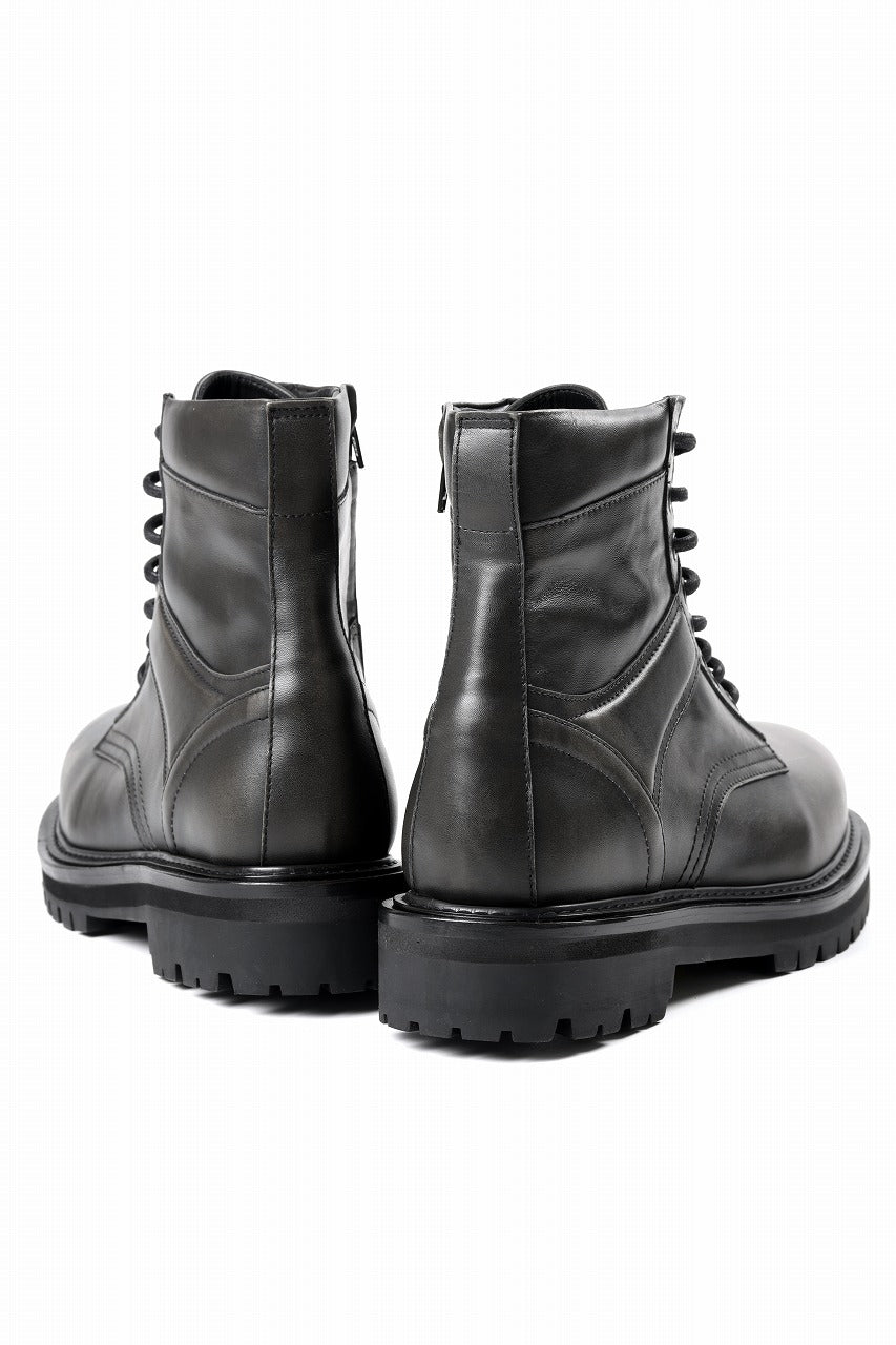 画像をギャラリービューアに読み込む, Juun.J Vibram Sole Military Boots (BLACK)