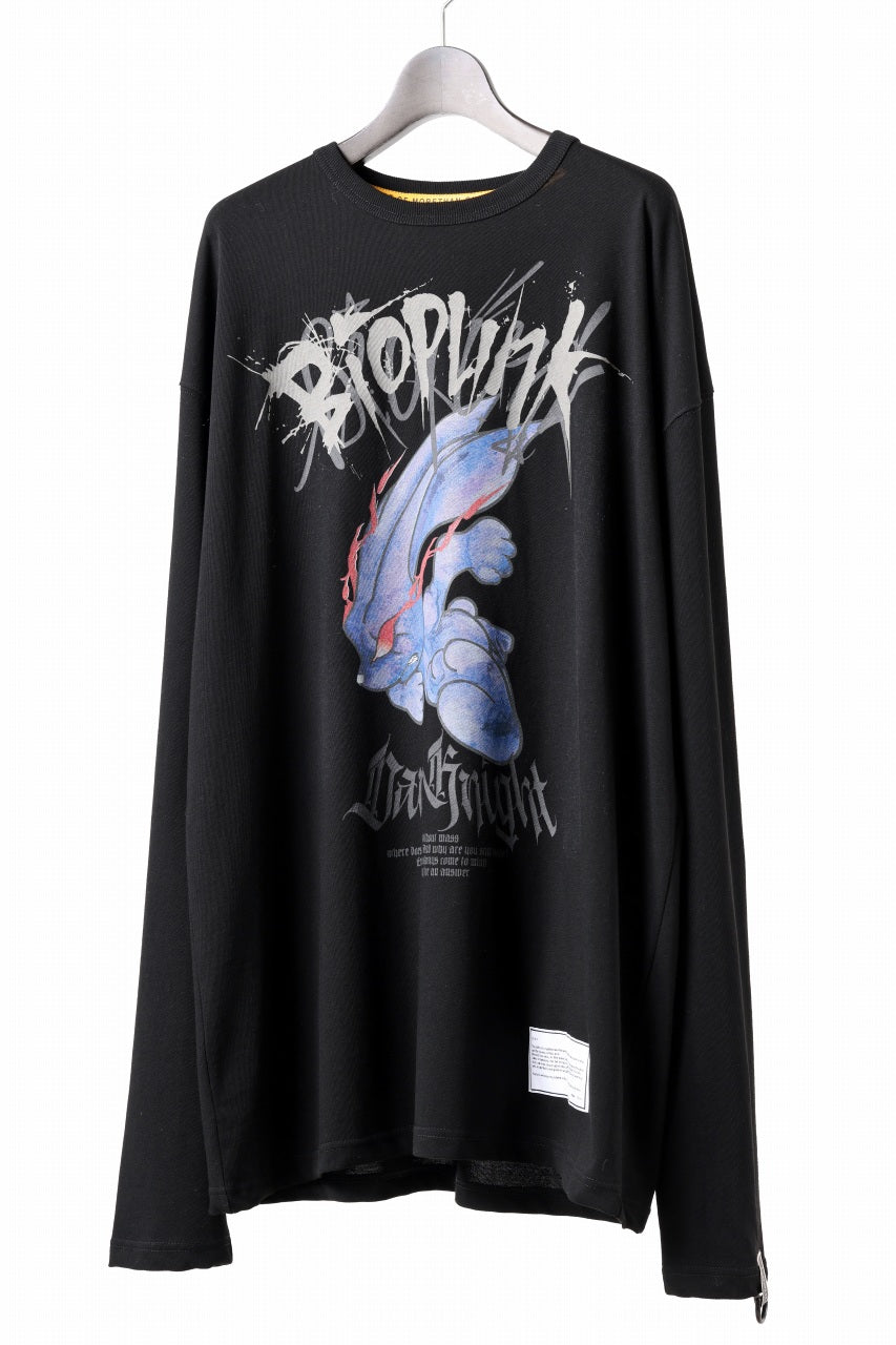 beauty : beast DARK KNIGHT L/S TEE (BLACK)