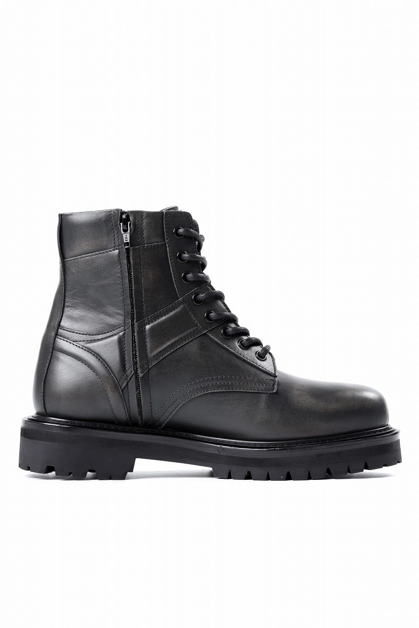 Juun.J Vibram Sole Military Boots (BLACK)